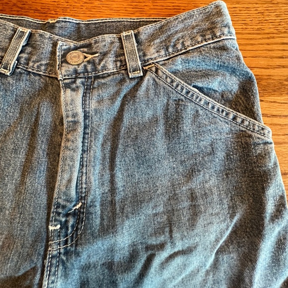 Girls Six 14 Levis Denim Shorts  High waist - Picture 2 of 11